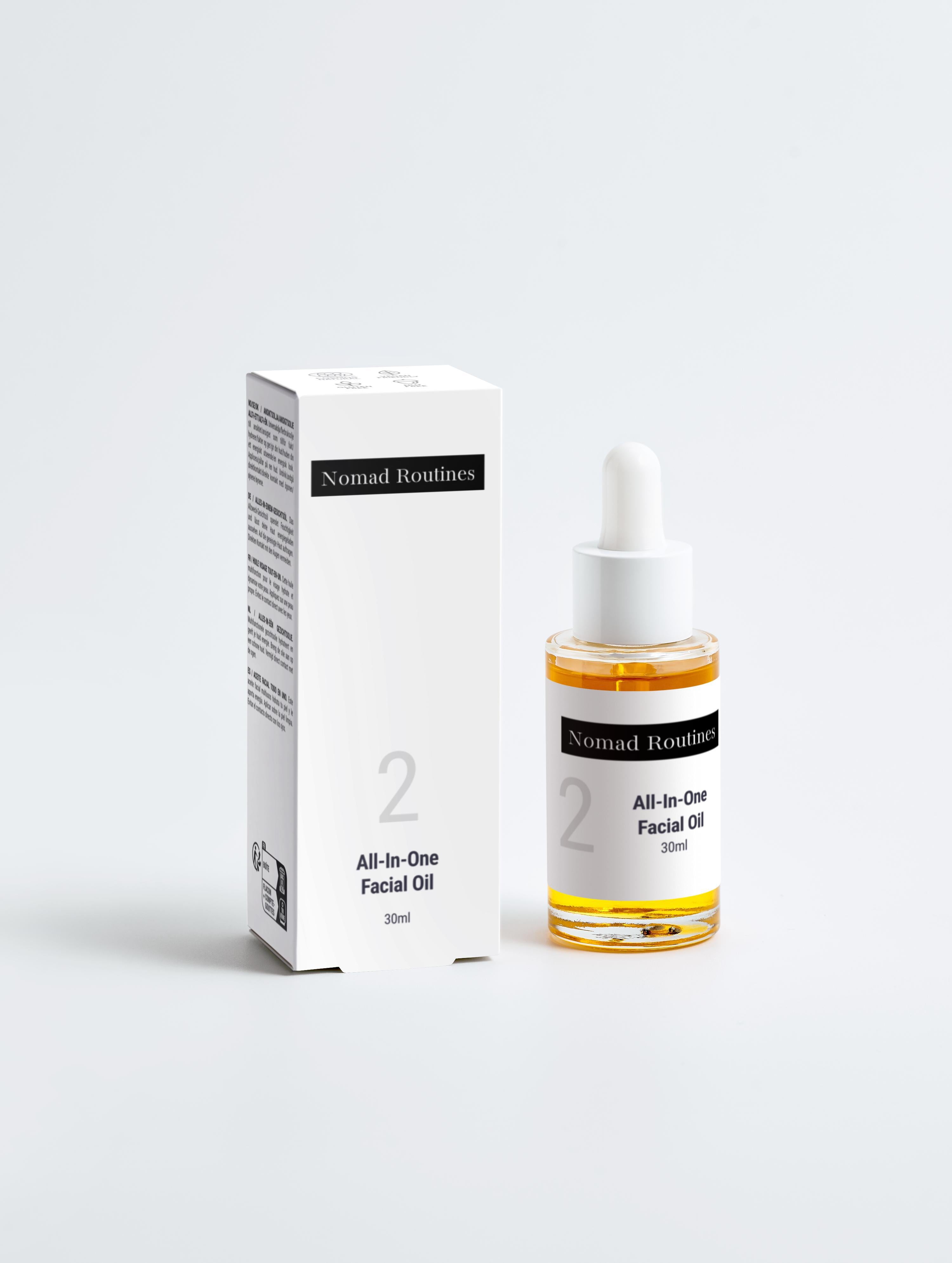 All-In-One Facial Oil 30ml - Nomad Routines